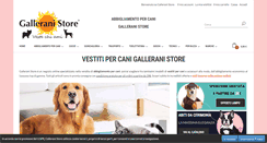 Desktop Screenshot of galleranistore.it